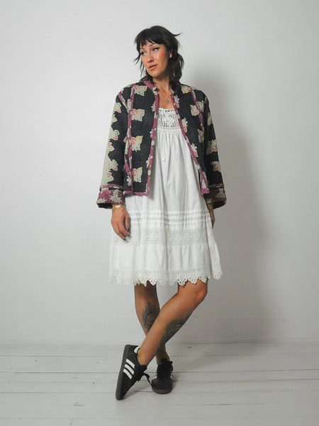 Reversible Quilted Kantha Jacket