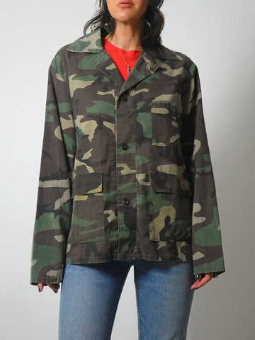 1980's Thin Camouflage Jacket