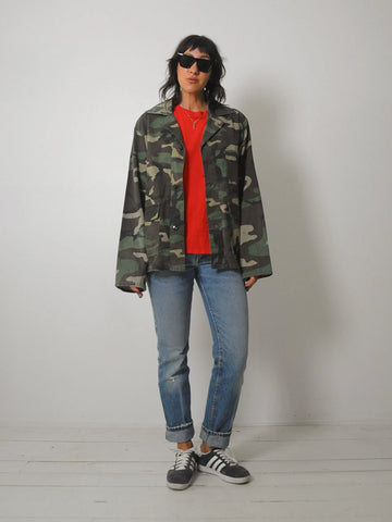 1980's Thin Camouflage Jacket