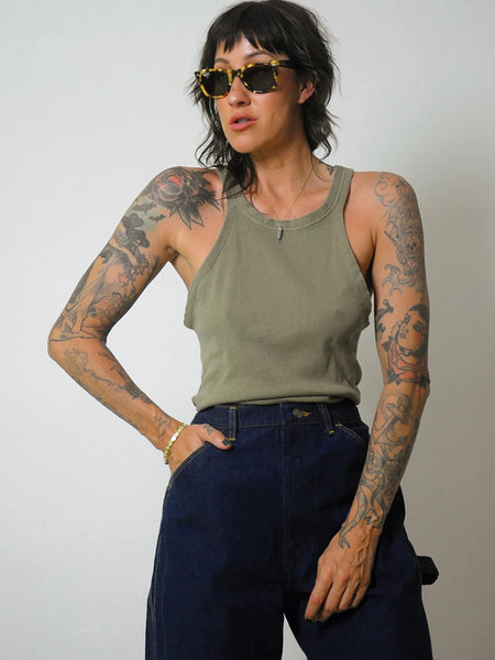Olive Military Issue Tank Top