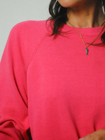 1980's Barbie Pink Blank Sweatshirt