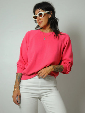 1980's Barbie Pink Blank Sweatshirt