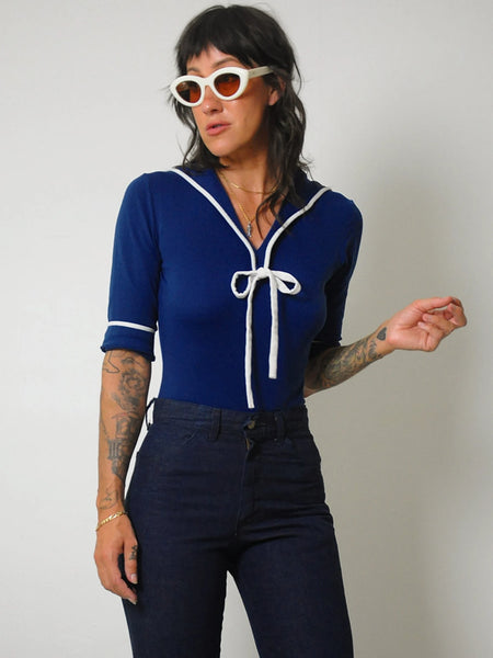 1970's Navy Sailor Bodysuit