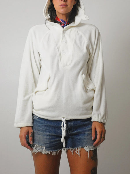 1970's Terry Cloth Beach Hoodie