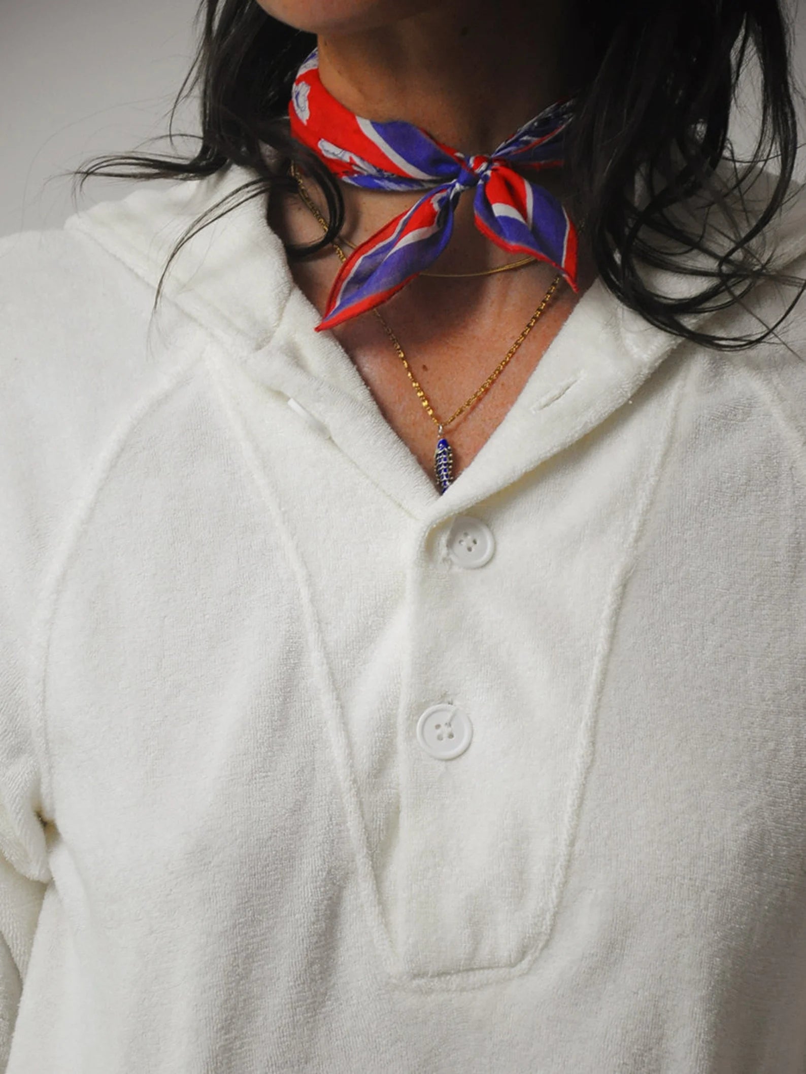 1970's Terry Cloth Beach Hoodie