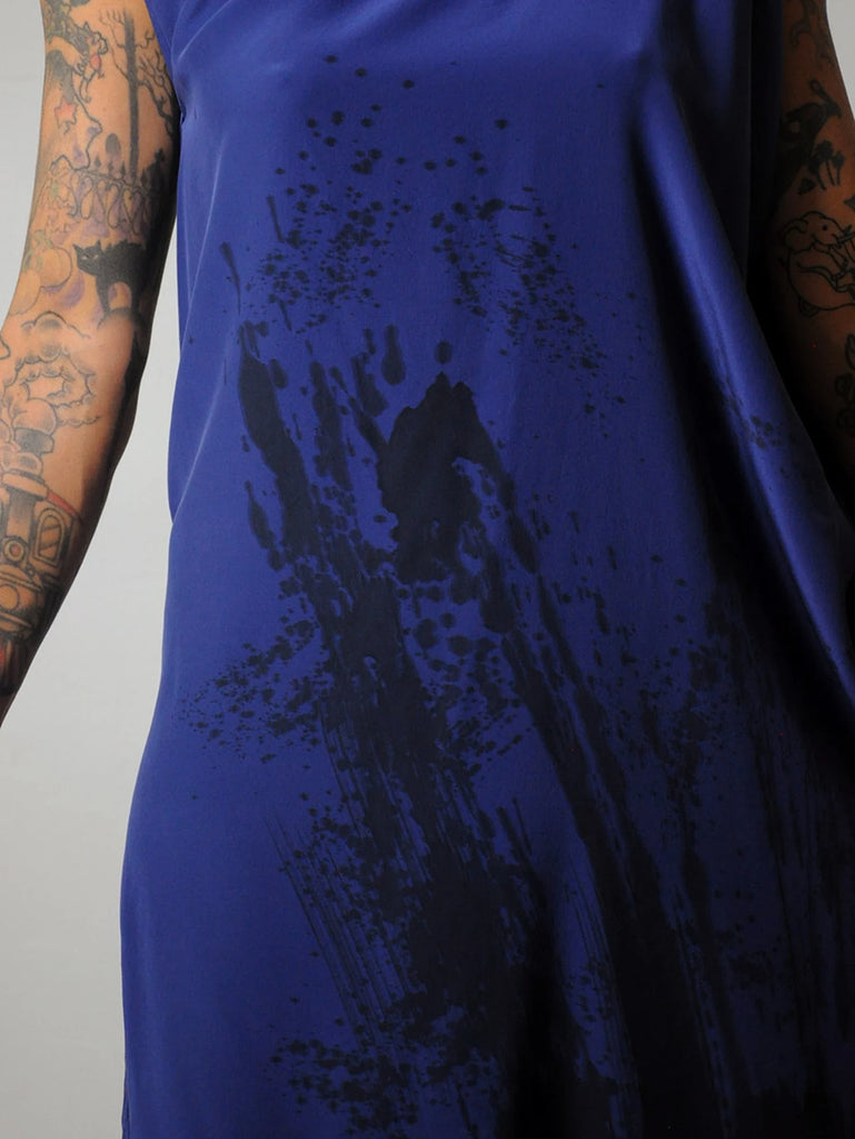JEANPAUL KNOTT】 NAVY SILK tank ワンピース JEANPAUL KNOTT】 NAVY SILK tank ワンピース