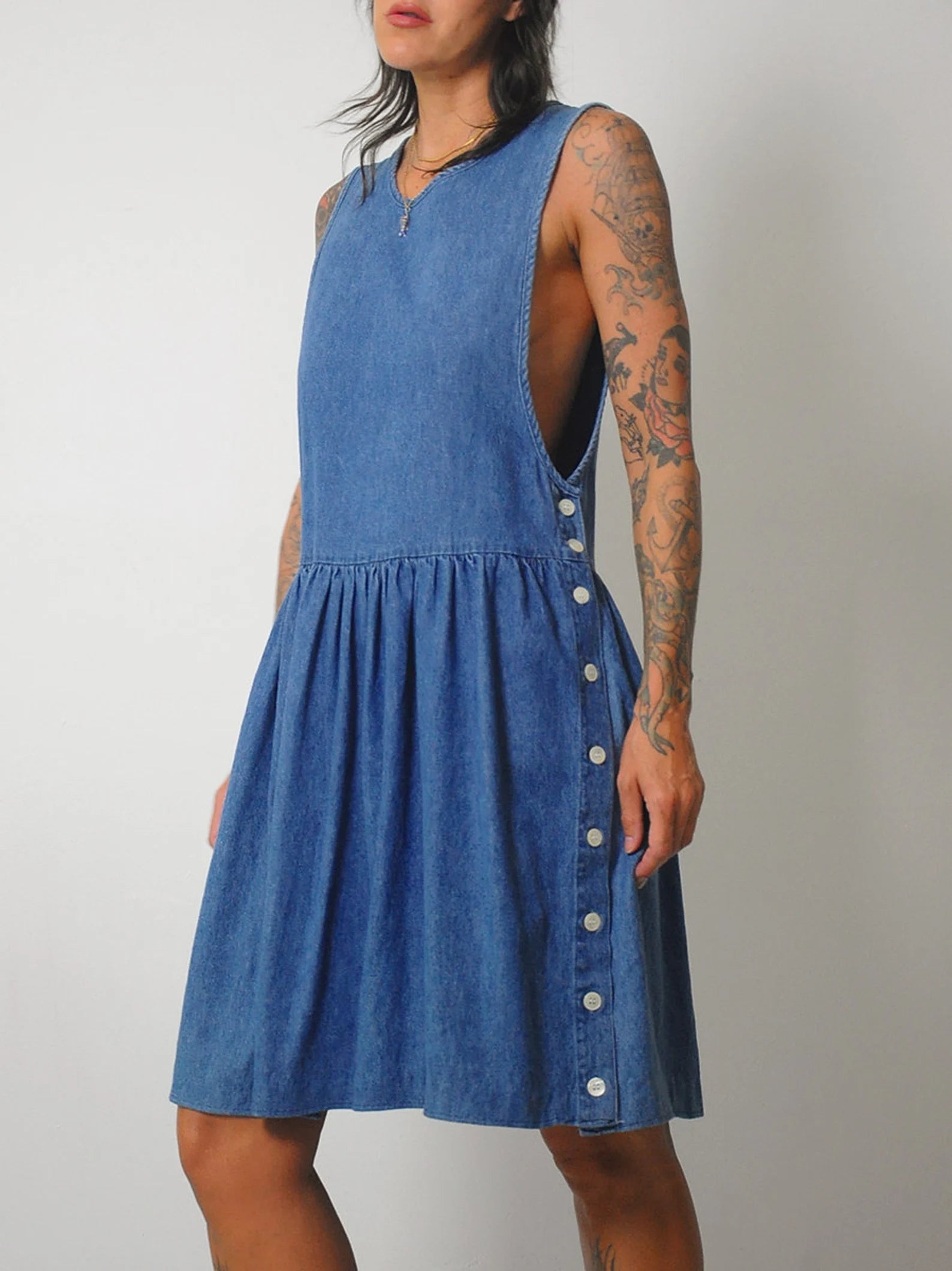 1990's Eddie Bauer Denim Dress
