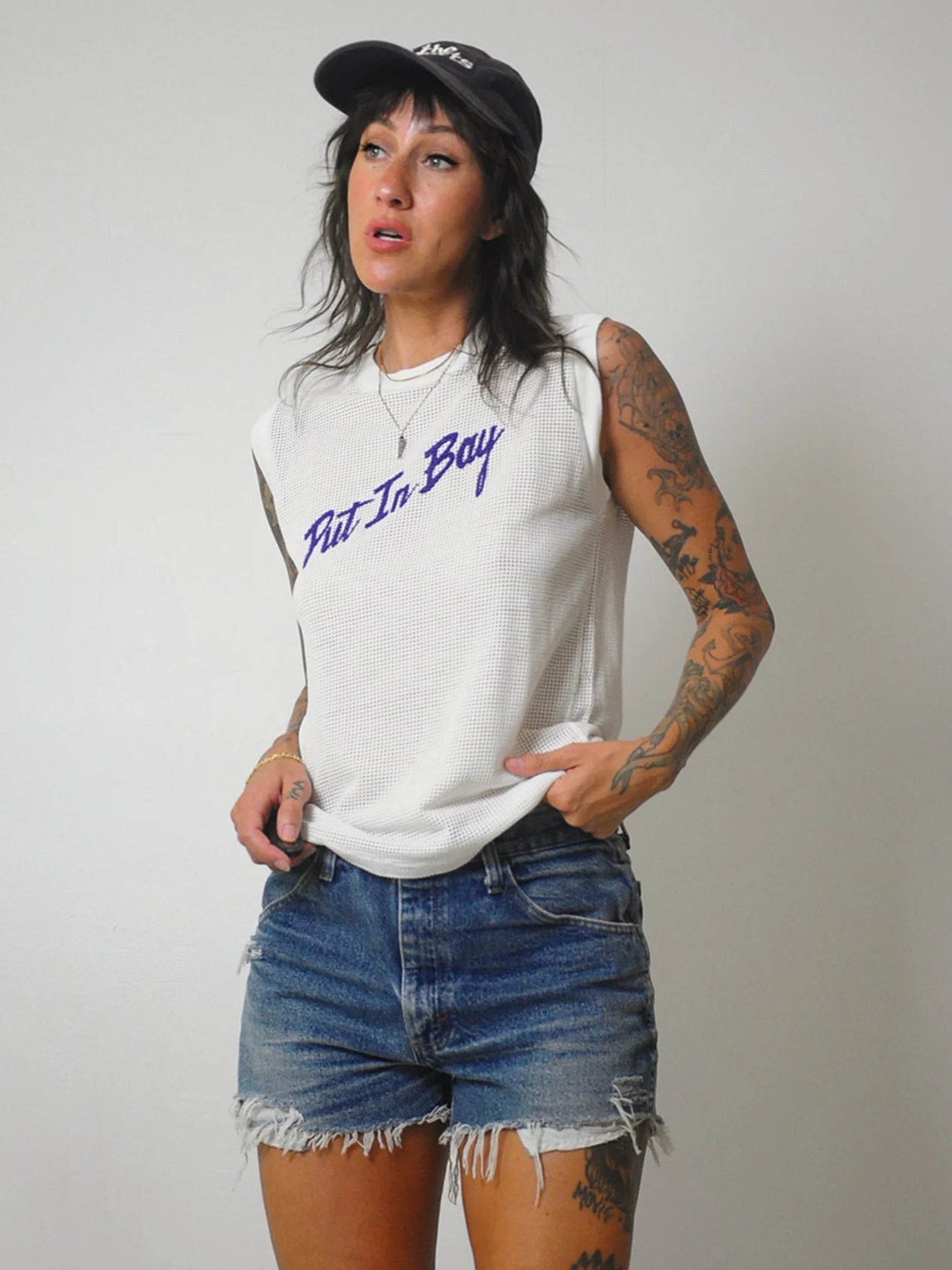 1980's Put-In-Bay Mesh Tank