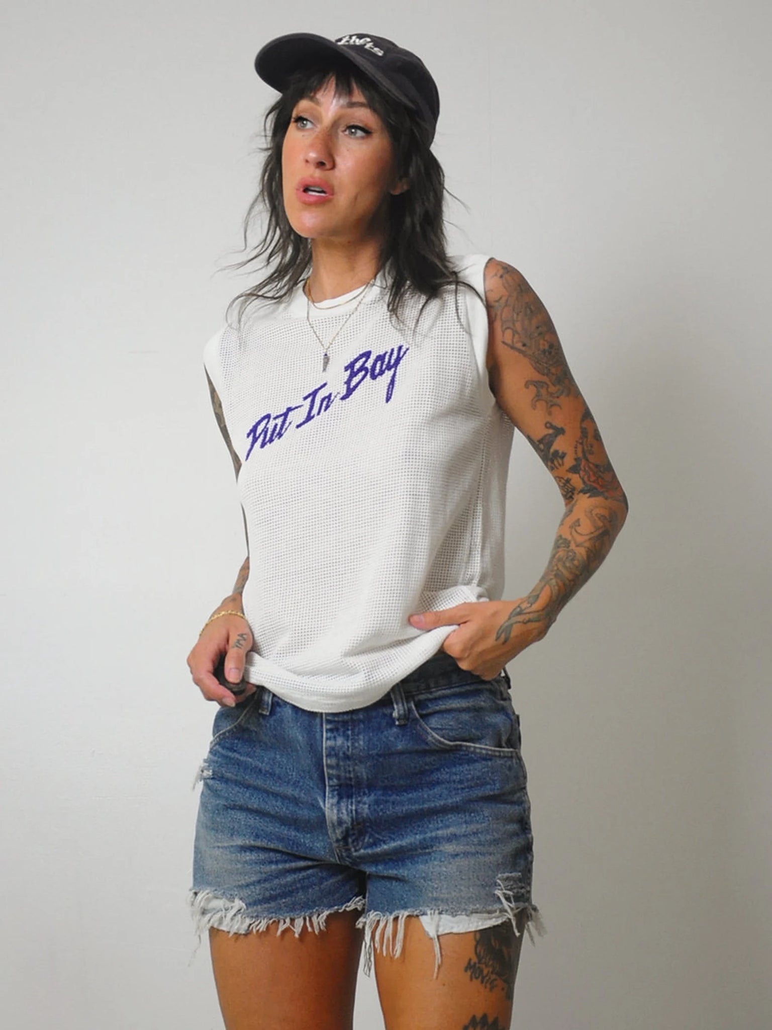 1980's Put-In-Bay Mesh Tank