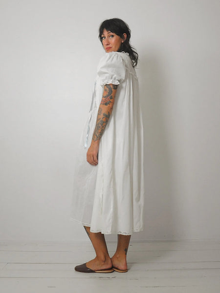 1960's Lace Peignoir Slip Set