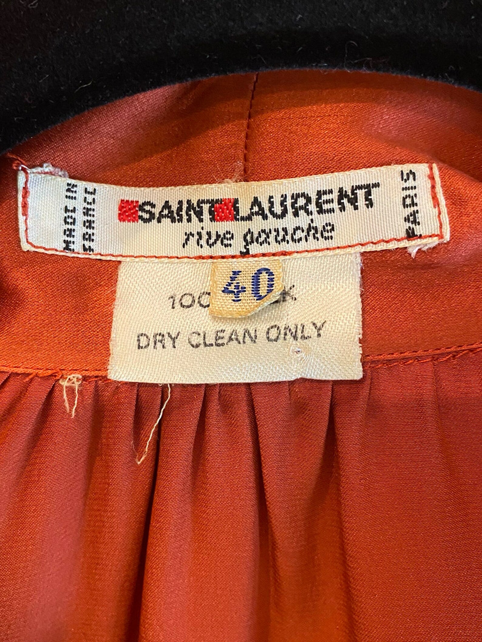 1970's Yves Saint Laurent Silk Blouse