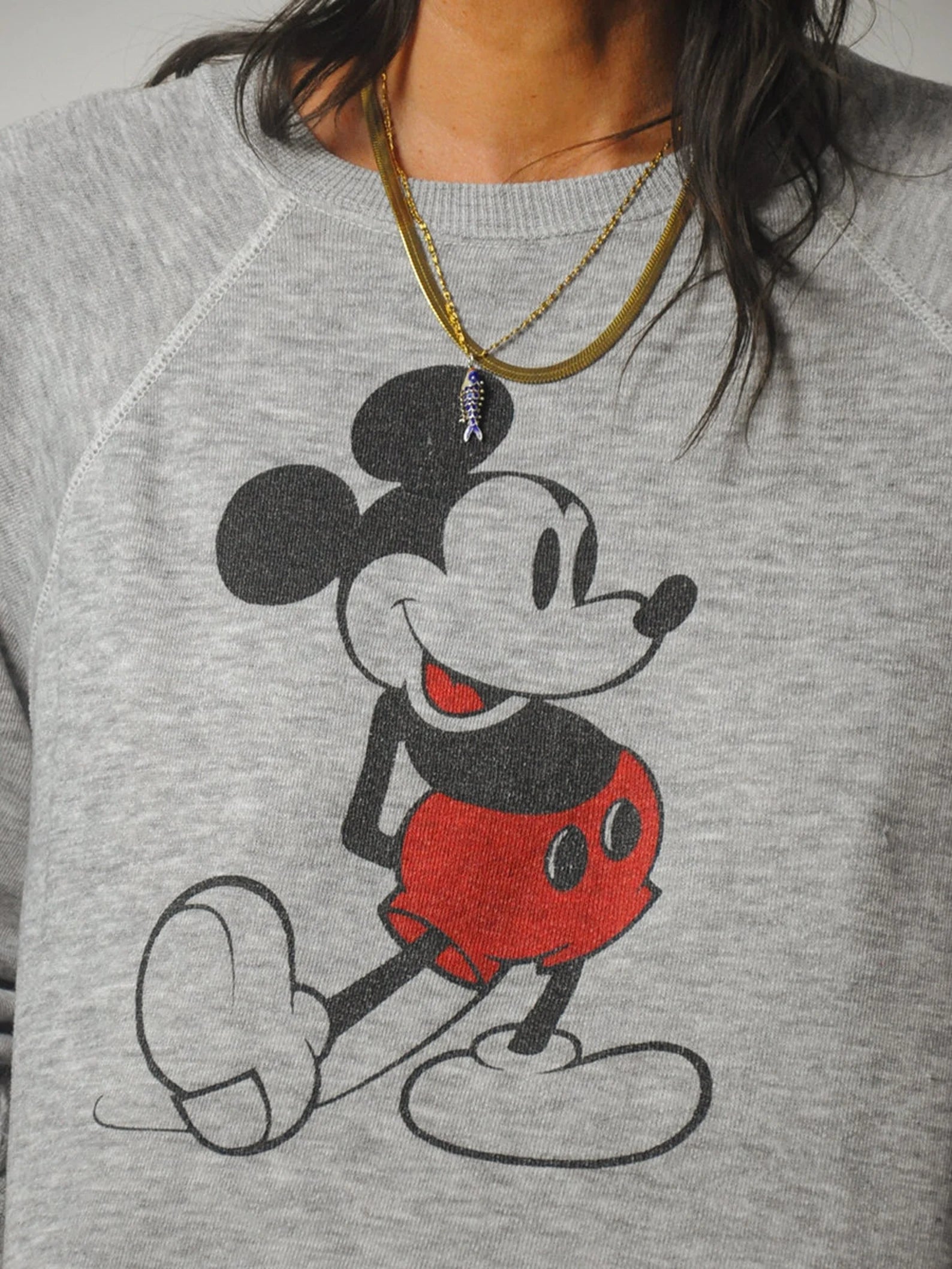 Tri-Blend Mickey Mouse Crewneck