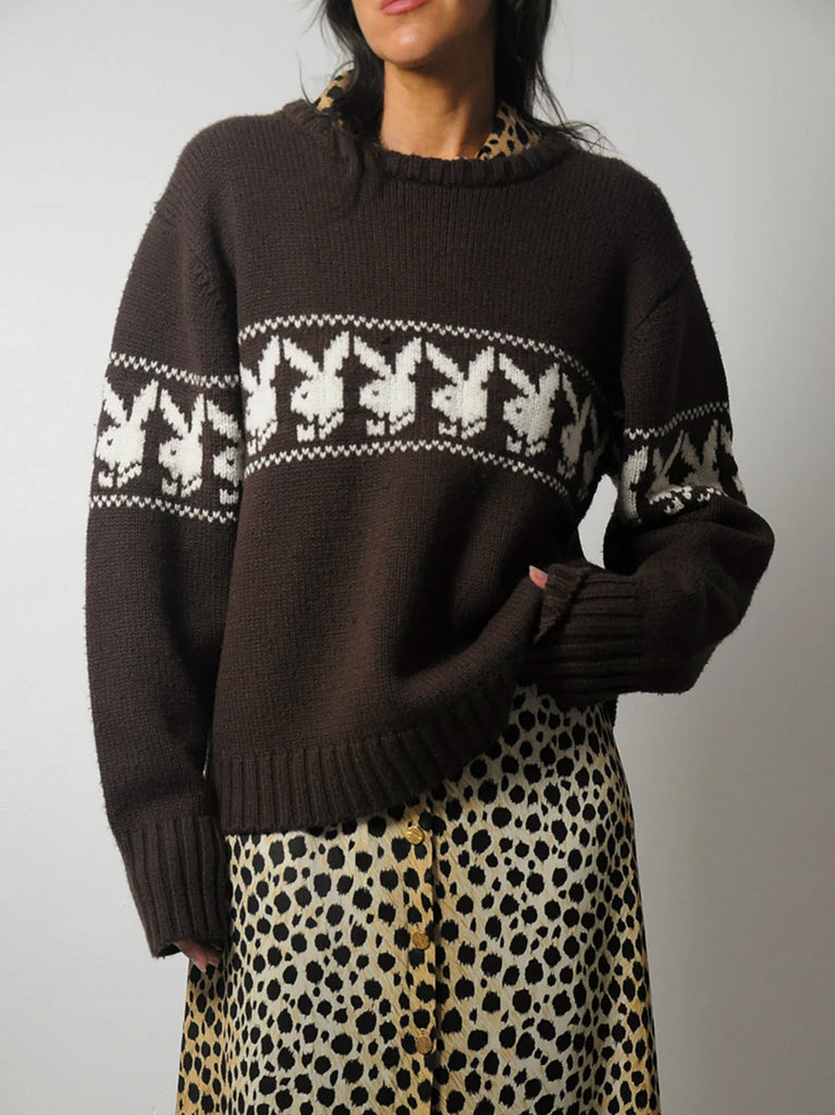 Vintage playboy bunny sweater hotsell