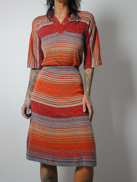 1970s Space Dyed 2 Piece Set