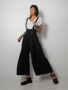 1990's Suspender Wide Leg Jumpsuit