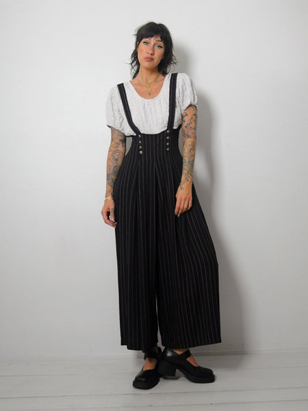 1990's Suspender Wide Leg Jumpsuit