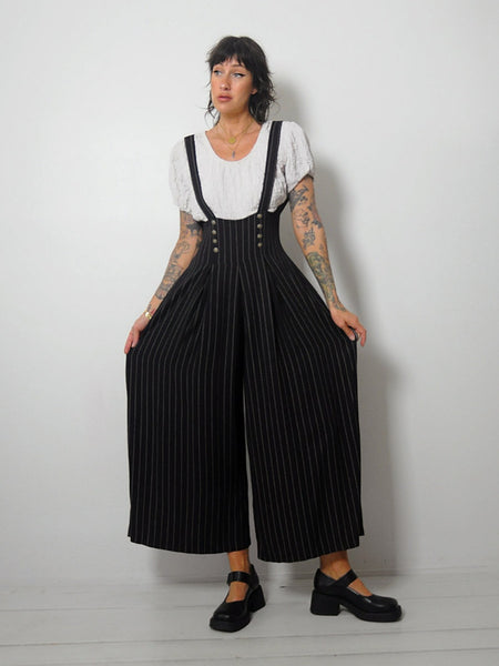 1990's Suspender Wide Leg Jumpsuit