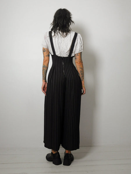 1990's Suspender Wide Leg Jumpsuit