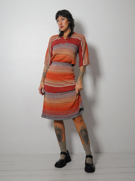 1970s Space Dyed 2 Piece Set