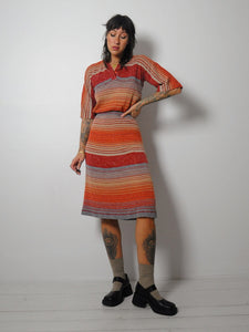 1970s Space Dyed 2 Piece Set