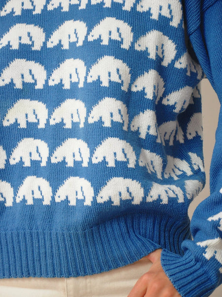 1980's Polar Bear Wool Sweater