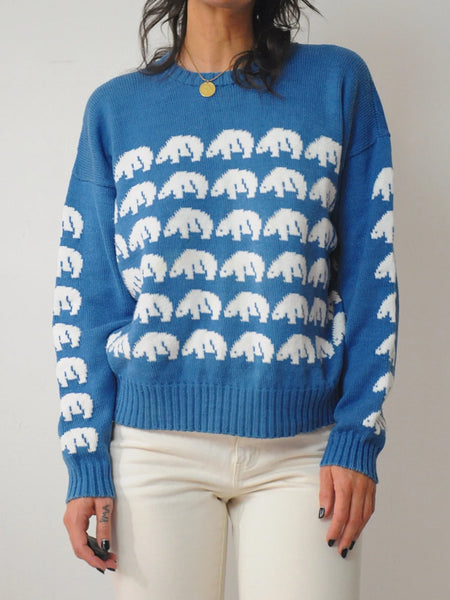1980's Polar Bear Wool Sweater