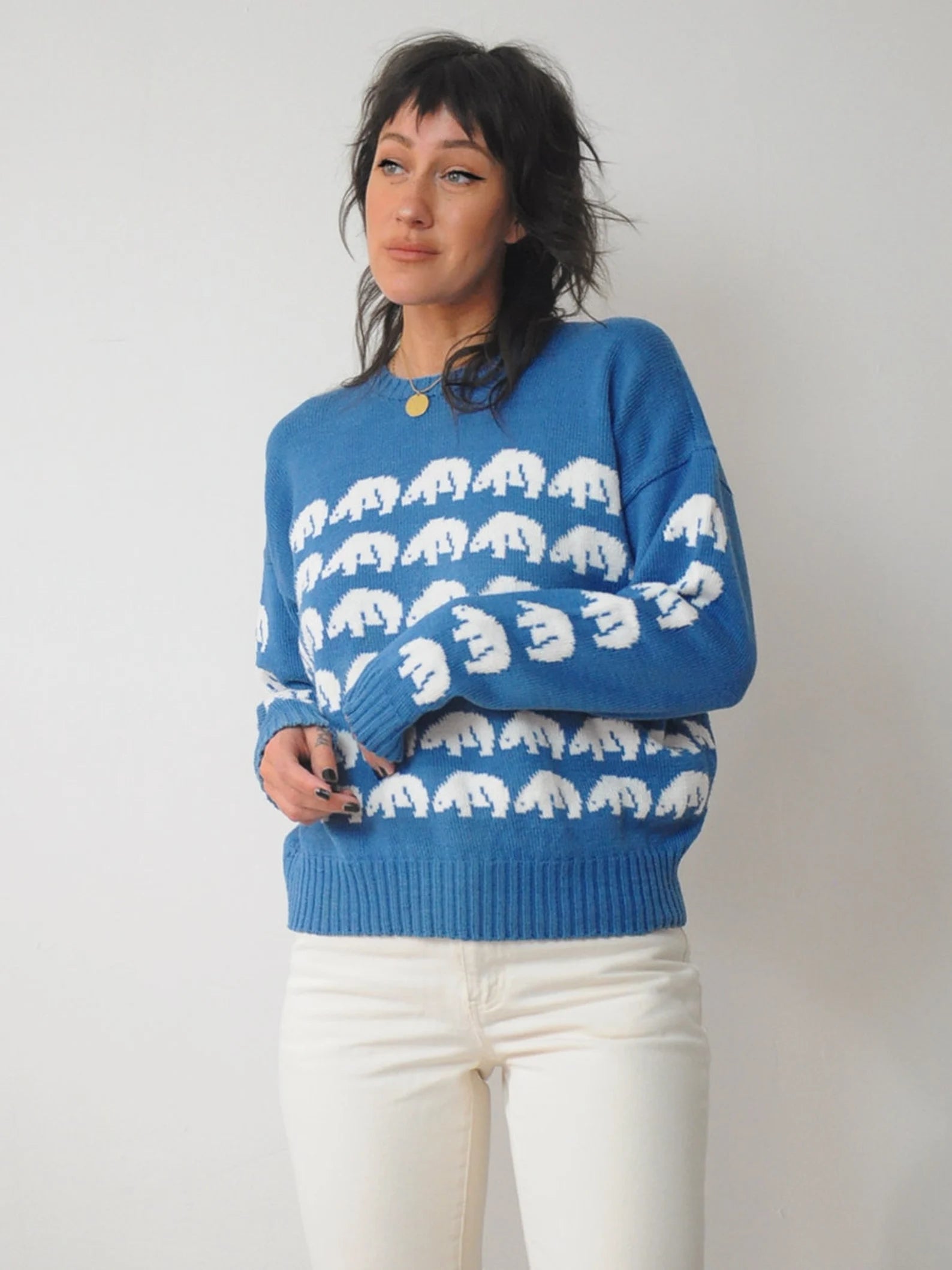 1980's Polar Bear Wool Sweater