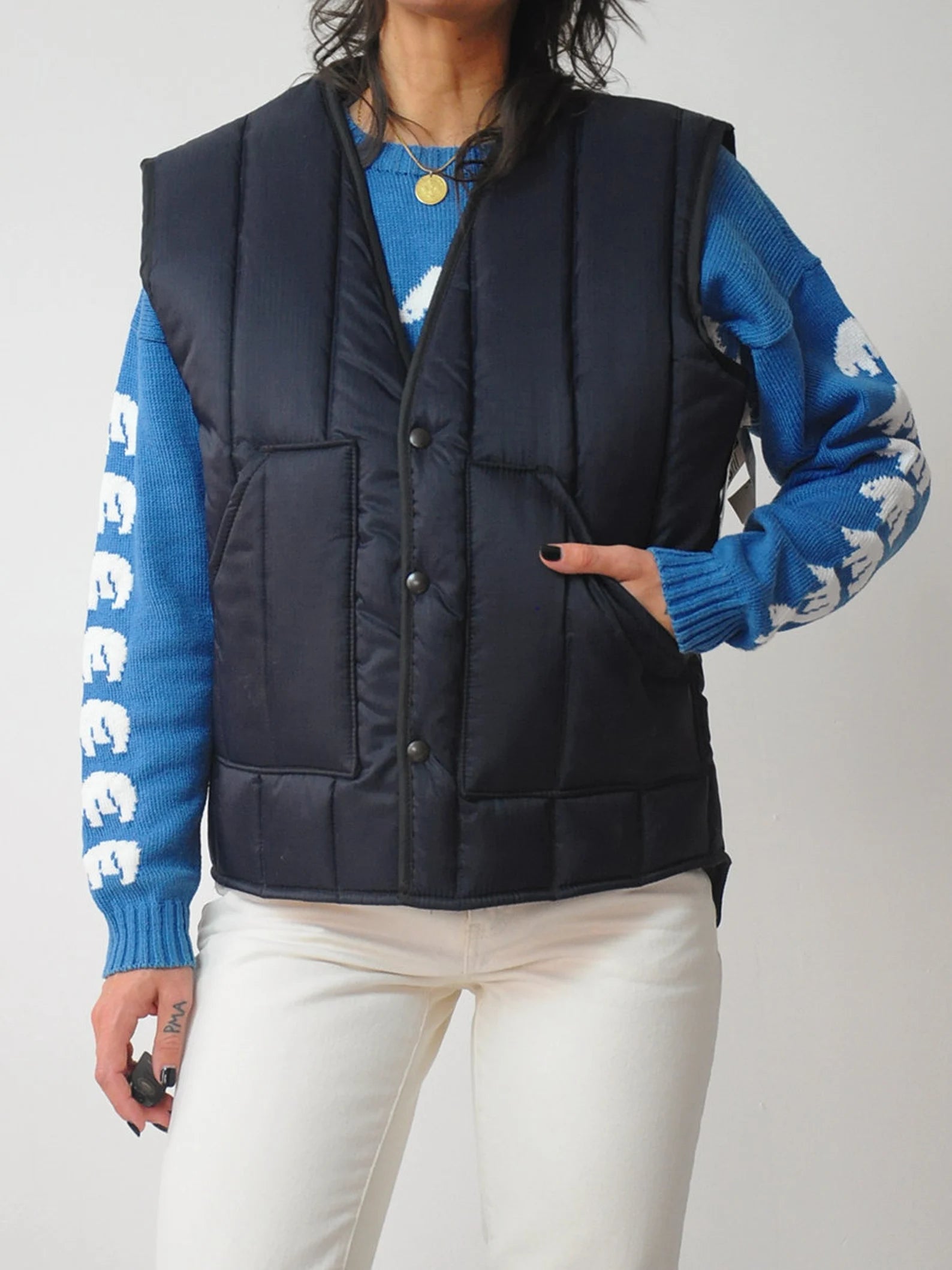 1980's Deadstock Quilted Puffer Vest