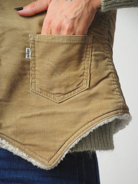 1970's Levi's Corduroy Sherpa Vest