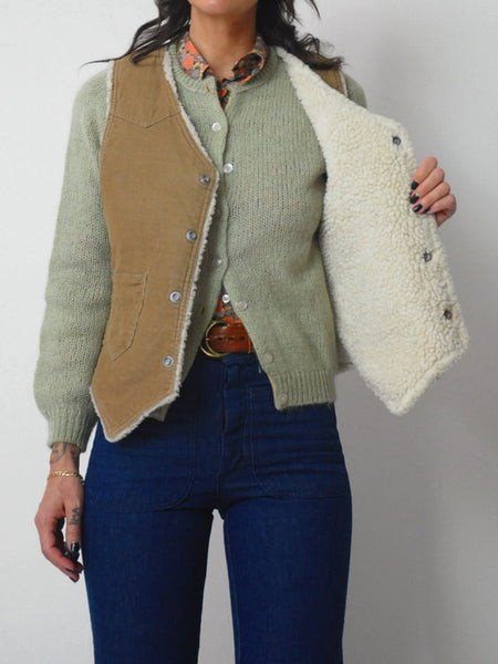 1970's Levi's Corduroy Sherpa Vest