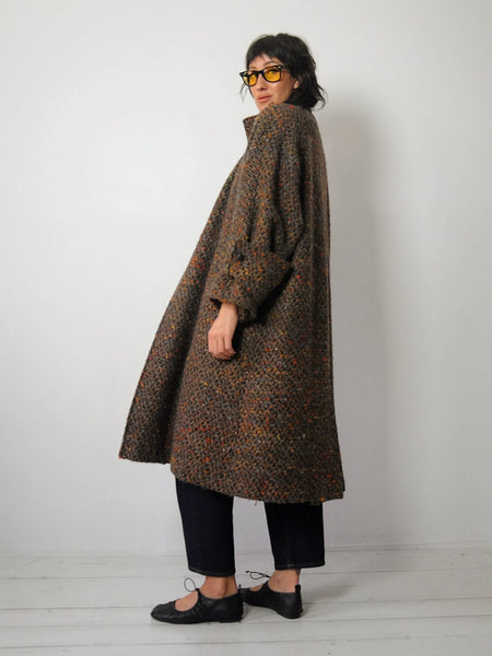 Anne Marie Beretta Wool Tweed Coat