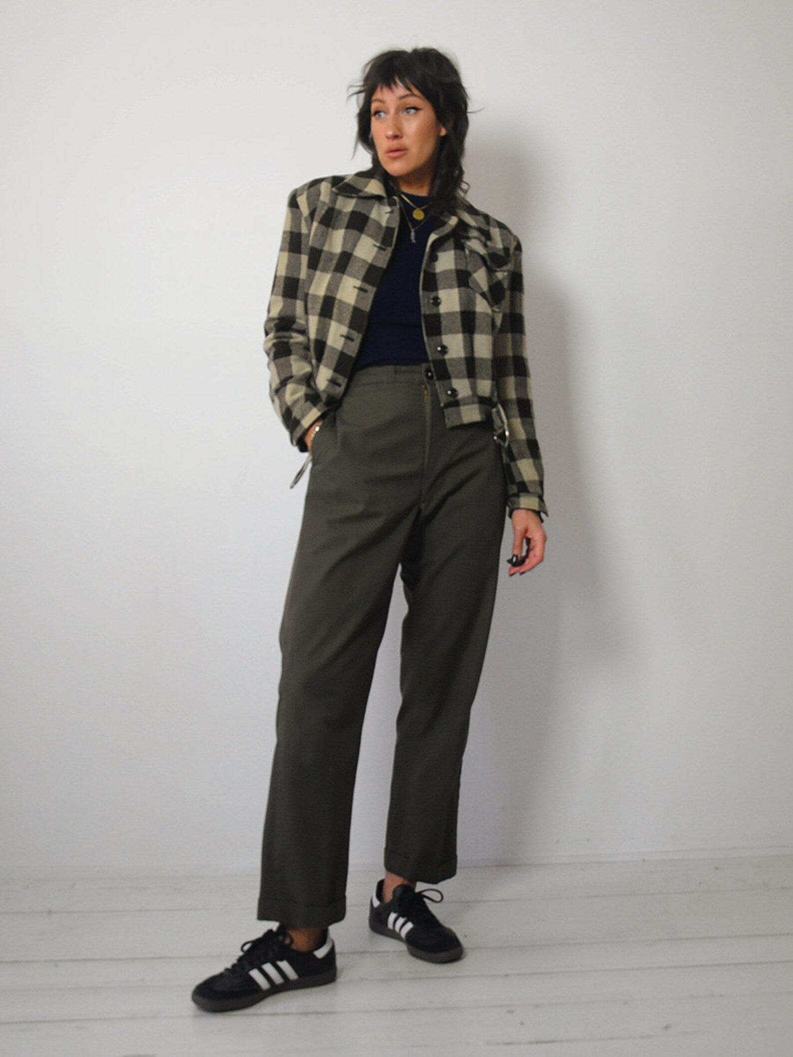 1940's Sno Fo Plaid Wool Jacket