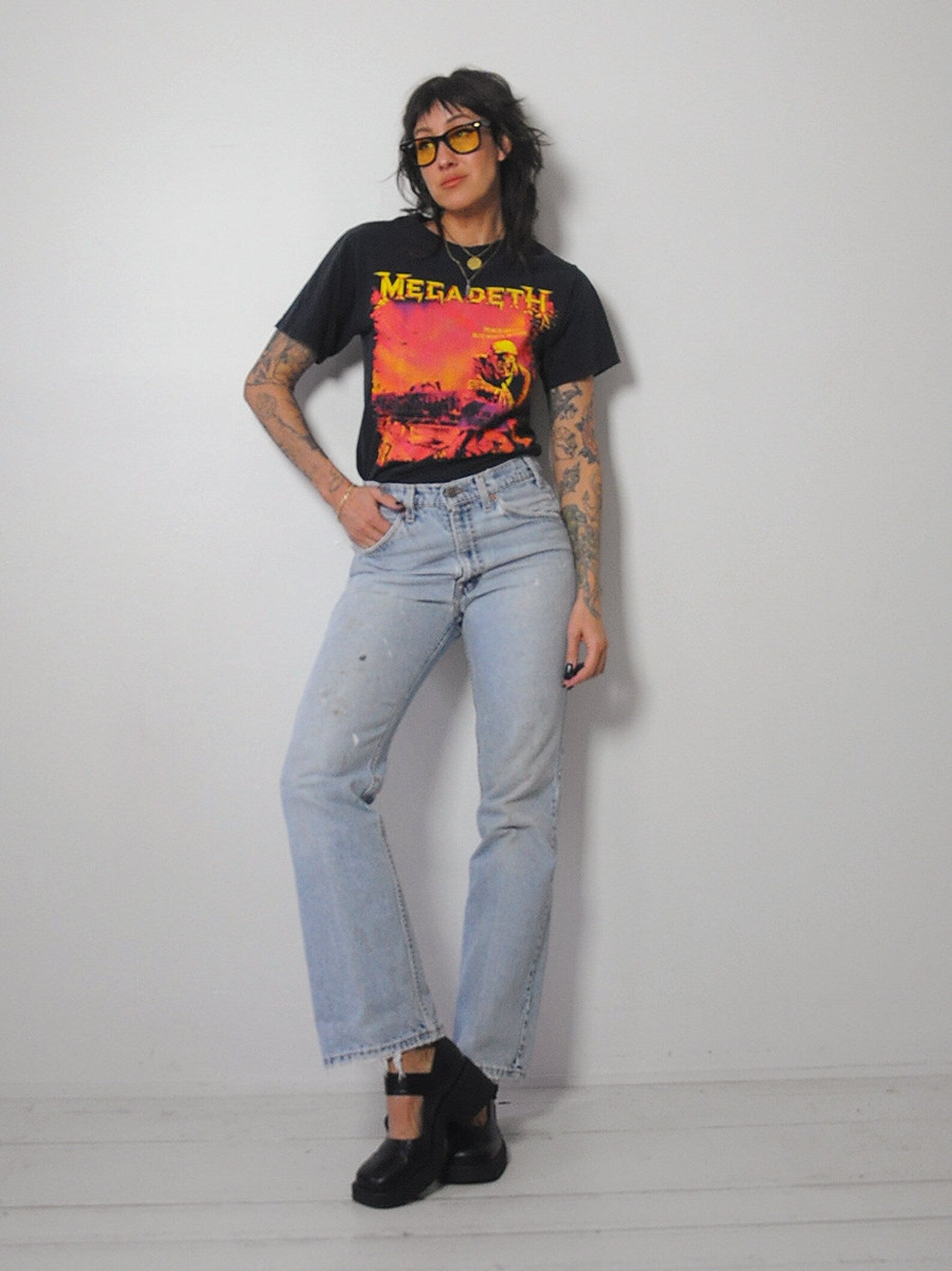 Distressed Levi's 517 Jeans 30x31
