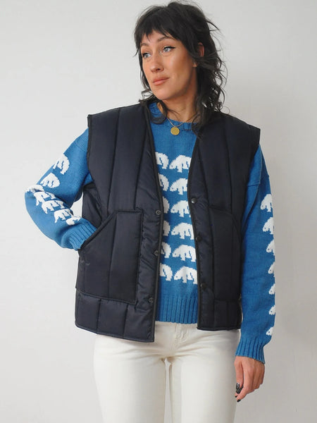 1980's Deadstock Quilted Puffer Vest