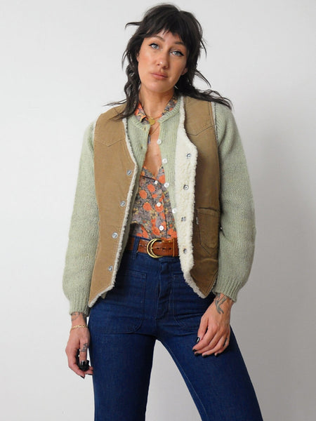 1970's Levi's Corduroy Sherpa Vest