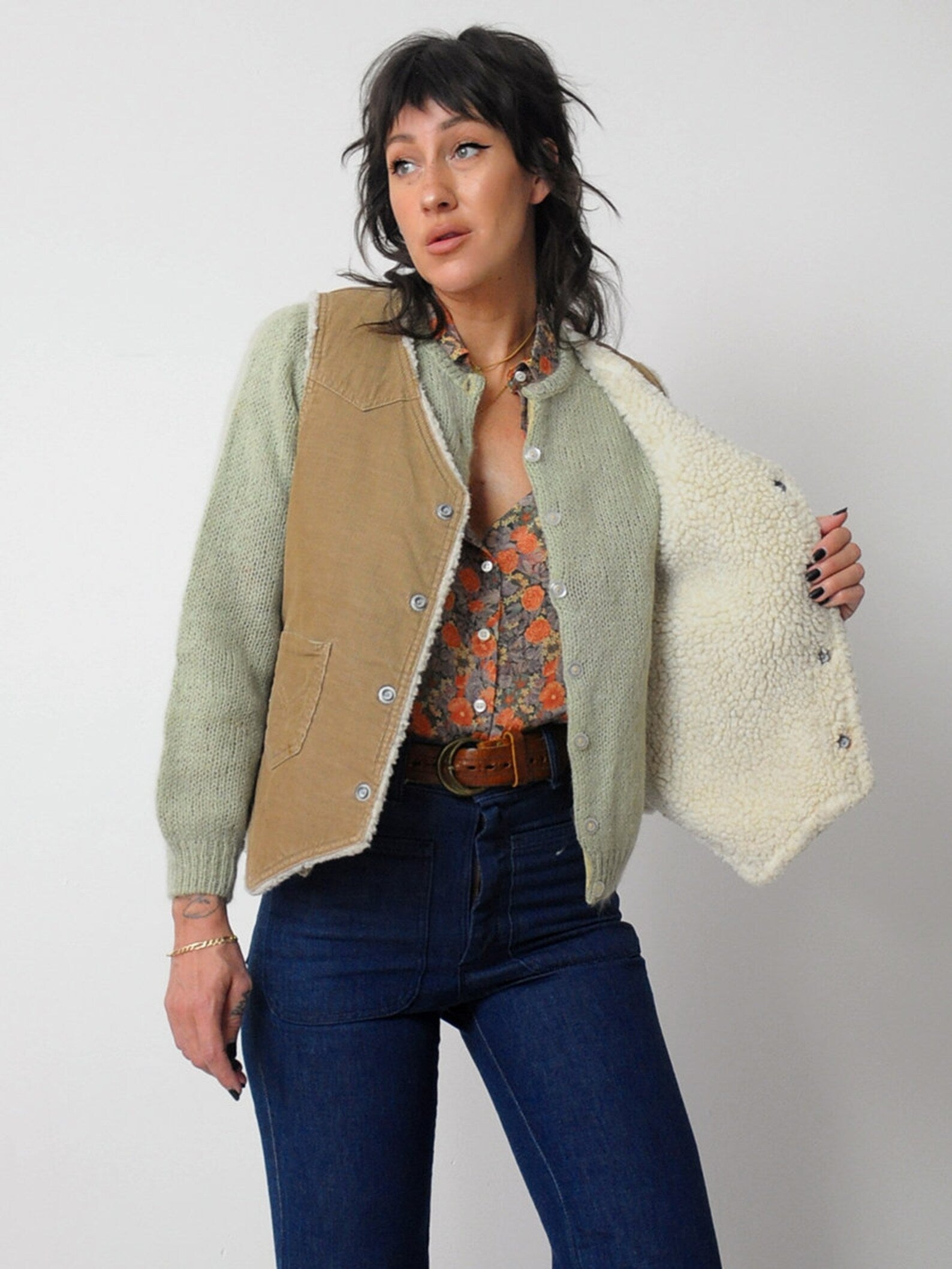 1970's Levi's Corduroy Sherpa Vest