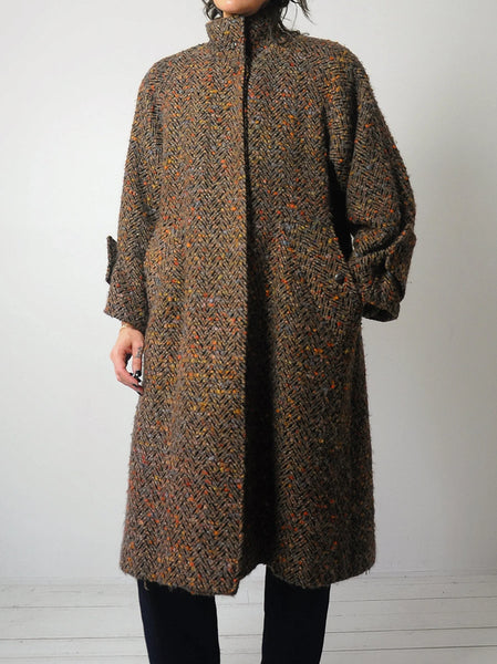 Anne Marie Beretta Wool Tweed Coat