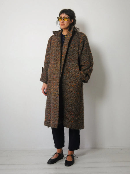 Anne Marie Beretta Wool Tweed Coat