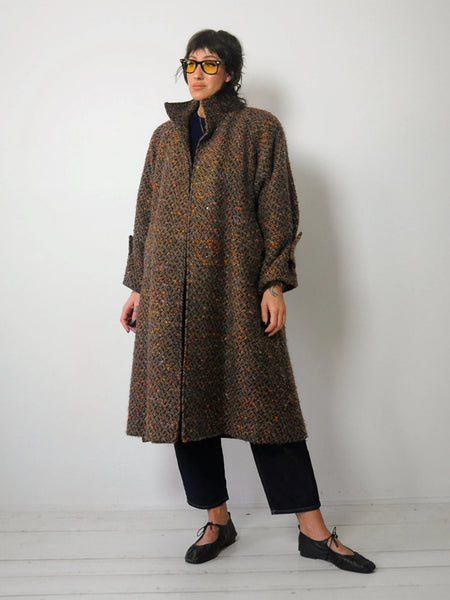 Anne Marie Beretta Wool Tweed Coat