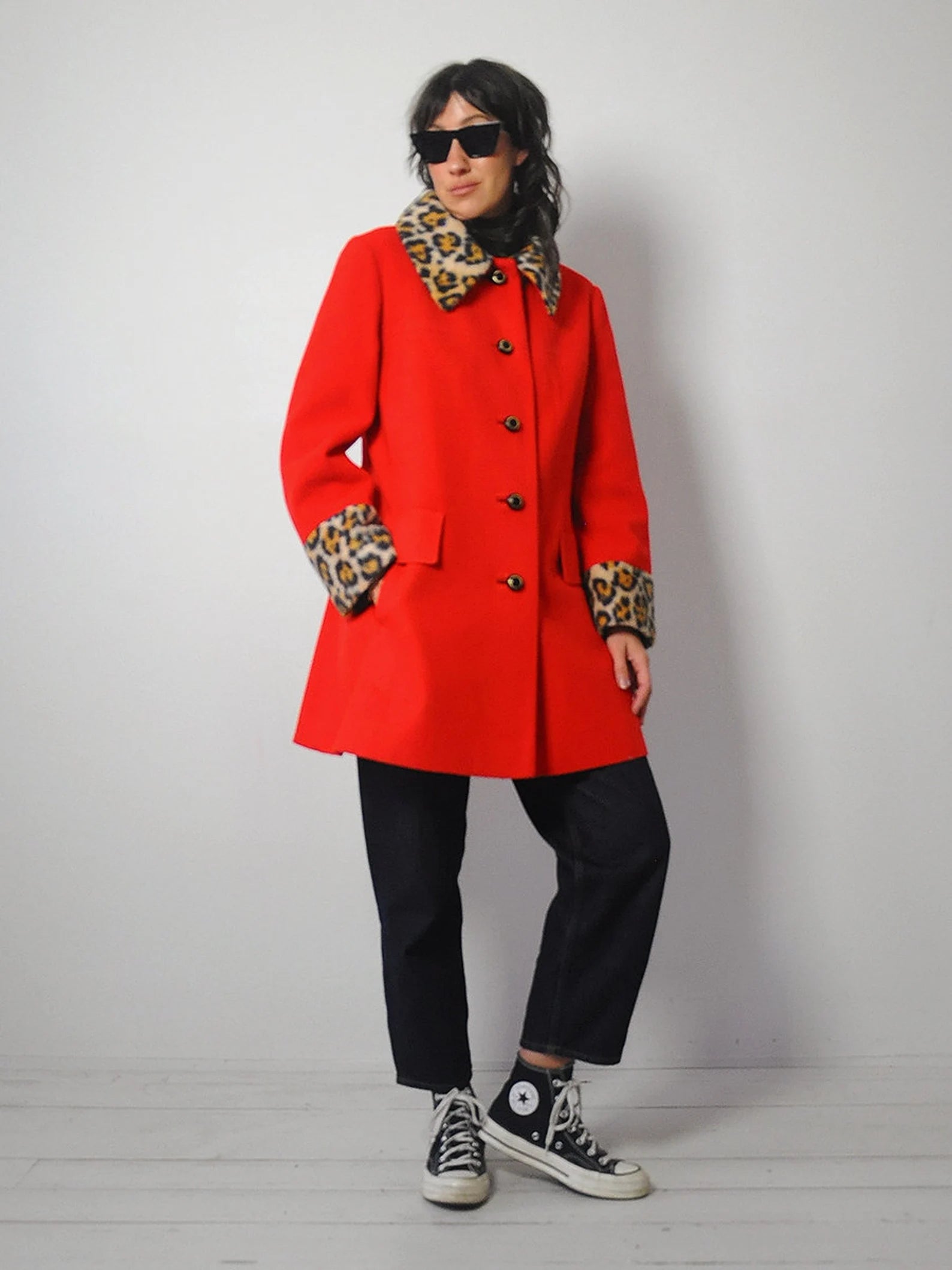 june little closet　Wool coat / fig Audrey Inspired Coat, 60s White Coat, Wedding Coat, Mod 60s