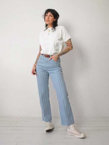 1960's Big Smith Pinstriped Jeans 31x29