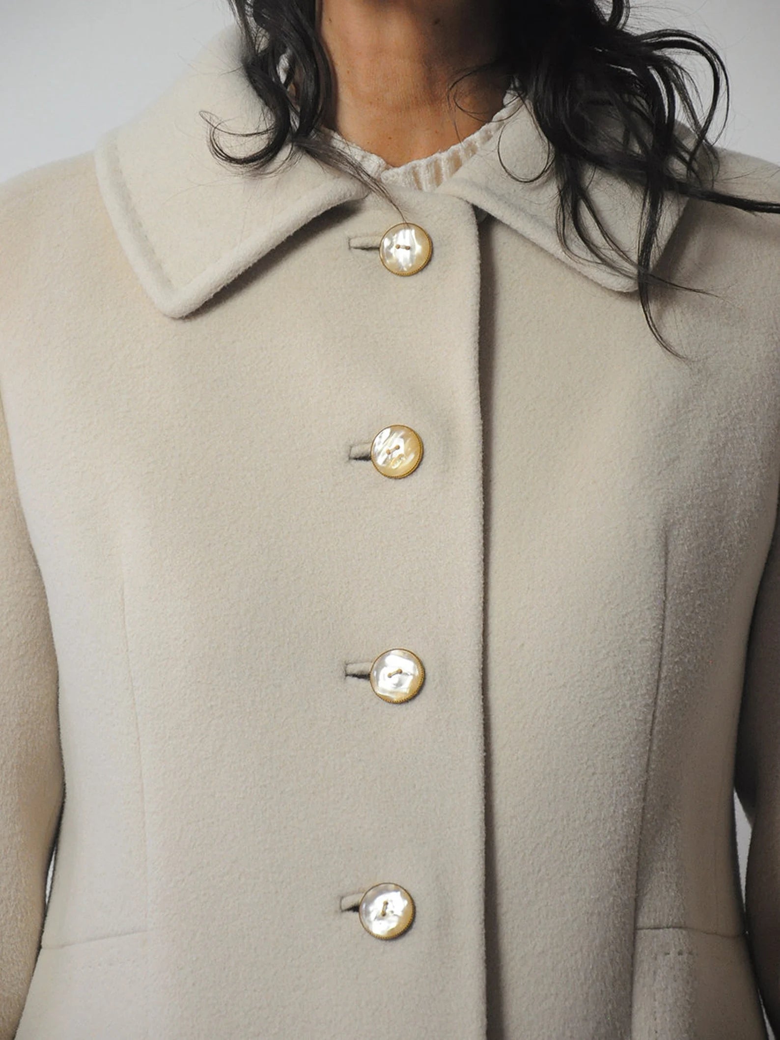 1960's Vanilla Cashmere Coat