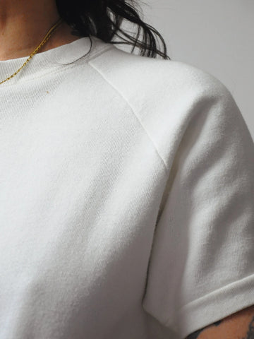 1980's Blank White Crewneck