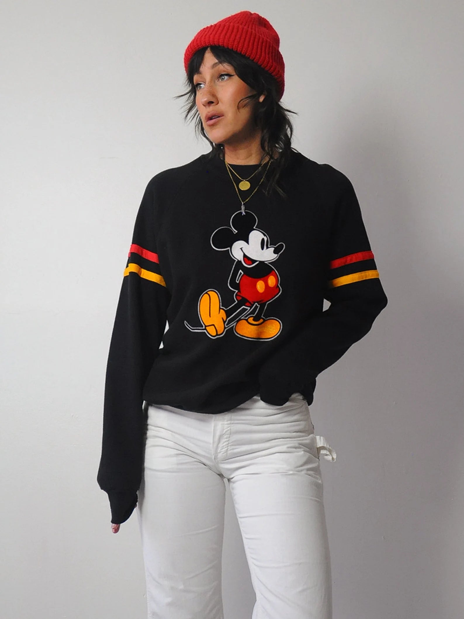 Mickey Mouse Black Crewneck