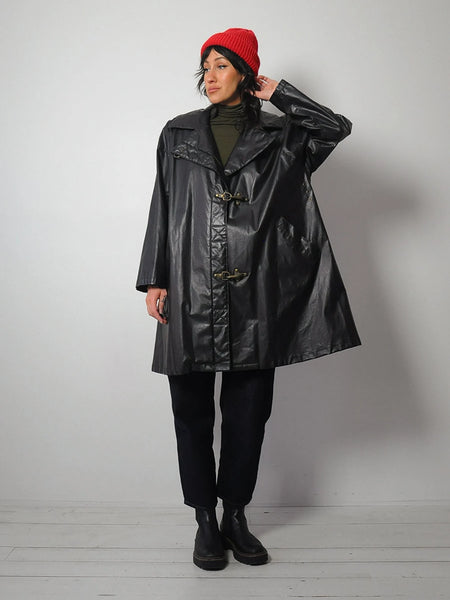 1980's Buckle Swing Raincoat