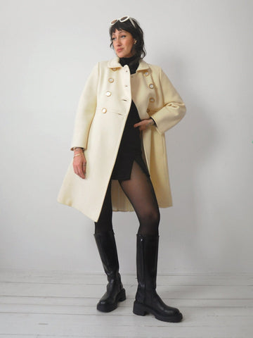 1960's Helena Wool Swing Coat