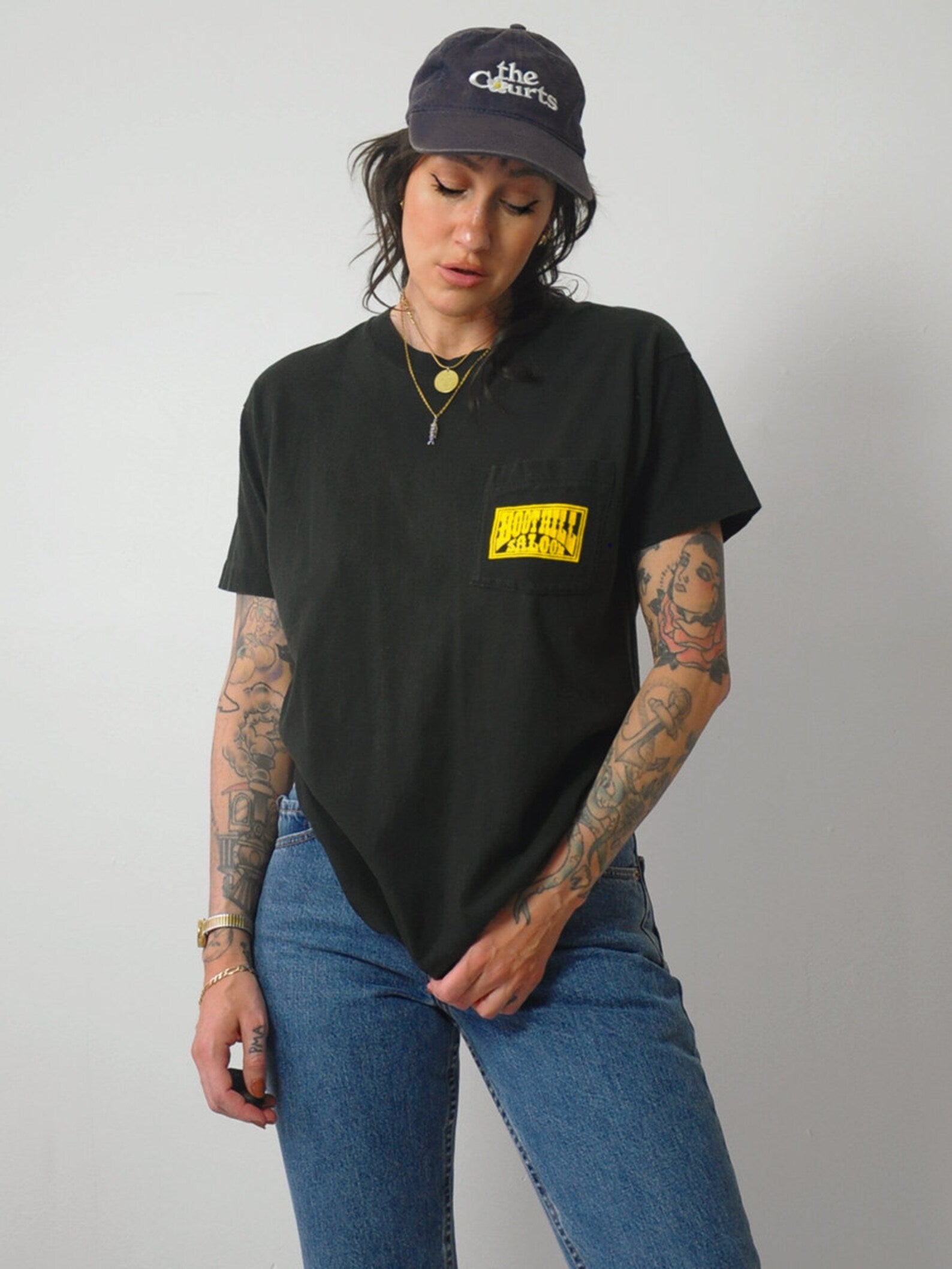 1990 Boothill Saloon Bike Week Tee