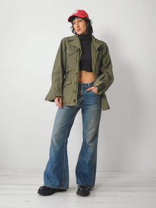 1960's Olive Military Field Parka