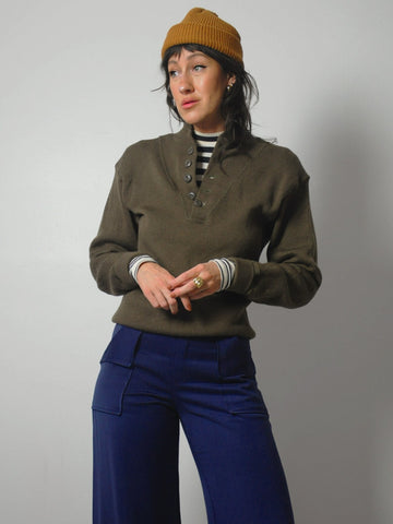 Olive Military Issue Sweater