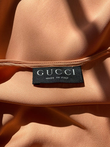 1997 Tom Ford Gucci Bias Open Back Gown